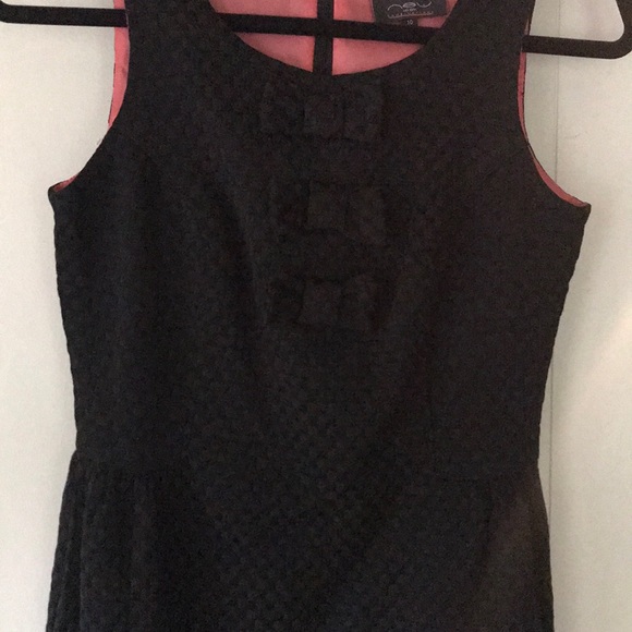 Black dress NEW LOOK almost new size 10 UK - Picture 4 of 5